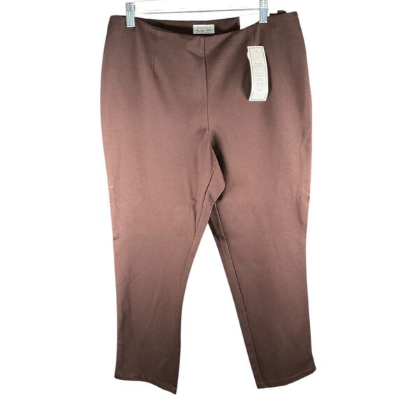 Charter Club Pant Shop Petite Knit Slim Leg Tummy Slimming Size Zipper Size 12 - Picture 8 of 8